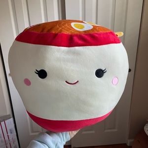 12” ramen bowl squishmallow
